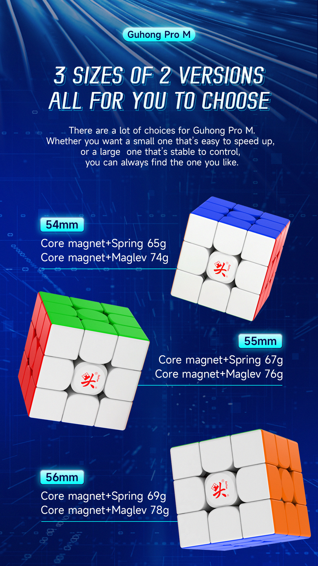 DaYan Guhong M Pro 3x3 Magnetic Speed Cube | CubeMaster UK