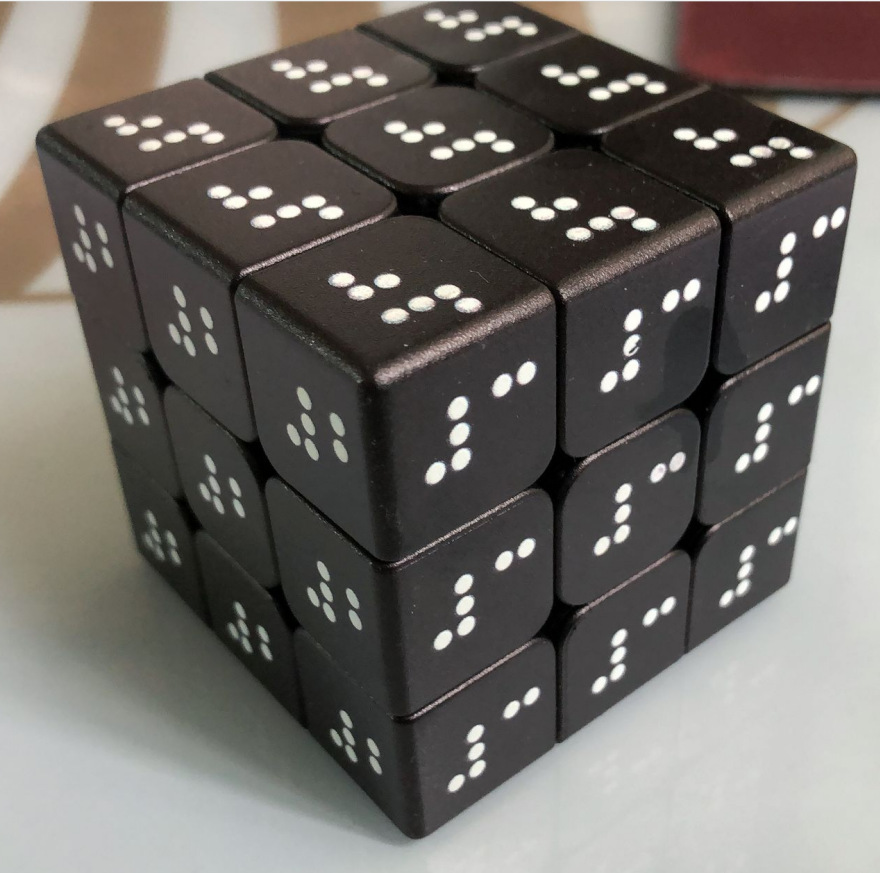 ZCube 3x3 Braille Cube