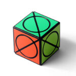 Stickered Shattered Eye Cube